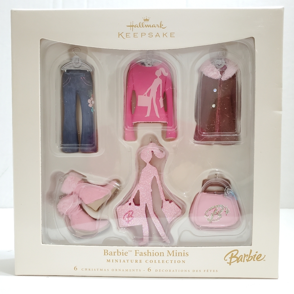 MIB Vintage Hallmark 2006 Barbie - Fashion Minis Christmas Ornament